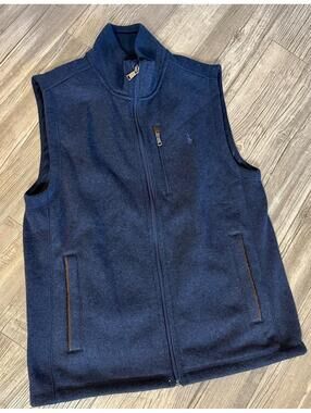 polo ralph lauren fleece vest sz medium